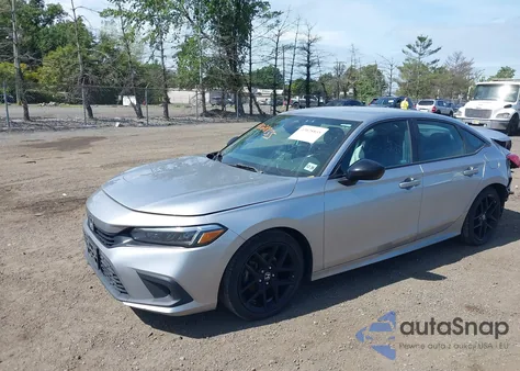 2022 Honda Civic Sport z USA, uszkodzony, nr VIN 2HGFE2F57NH557888